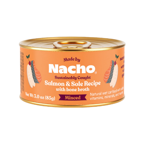 Made By Nacho Sustainably Caught Salmon & Sole Recipe with Bone Broth Canned Cat Food