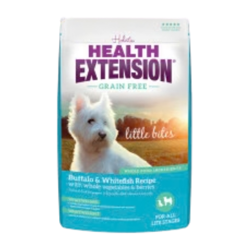 Health Extension Little Bites Grain-Free Buffalo & Whitefish All Life Stages Dry Dog Food