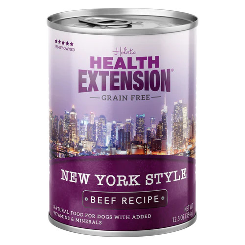 Health Extension Grain-Free New York Style Beef Recipe Canned Dog Food