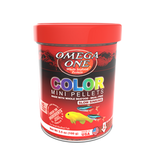 Omega One Mini Pellets Fish Food 3.5 oz