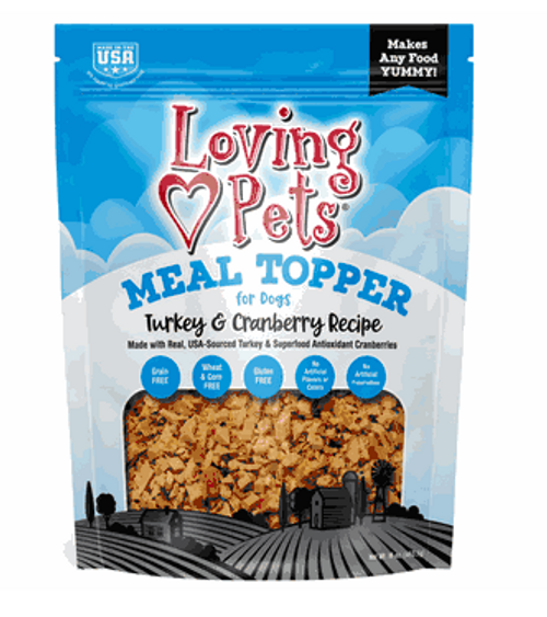 Loving Pets Turkey & Cranberry Recipe Meal Topper For Dogs 1 lb