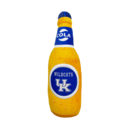 Pets First University of Kentucky Wildcats Plush Bottle Dog Toy 