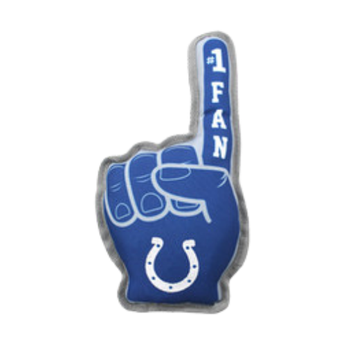 Pets First Indianapolis Colts #1 Fan Dog Toy 