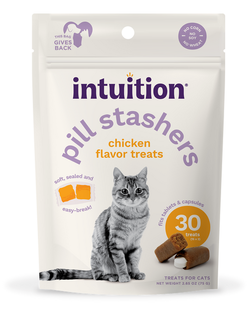 Intuition Chicken Flavored Pill Stashers for Cats 2.65 oz