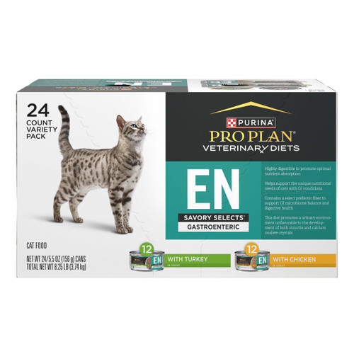 Purina Pro Plan EN Savory Selects Variety Pack Feline Formula - canned