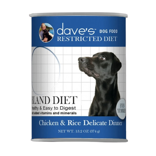 Dave's Restricted Bland Diet Chicken & Rice Delicate Dinner Canned Dog Food
