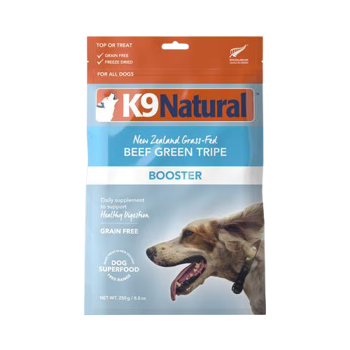 Natural Pet Food Group K9 Natural Freeze-Dried Beef Green Tripe Digestive Health Supplement Booster for Dogs 2 oz