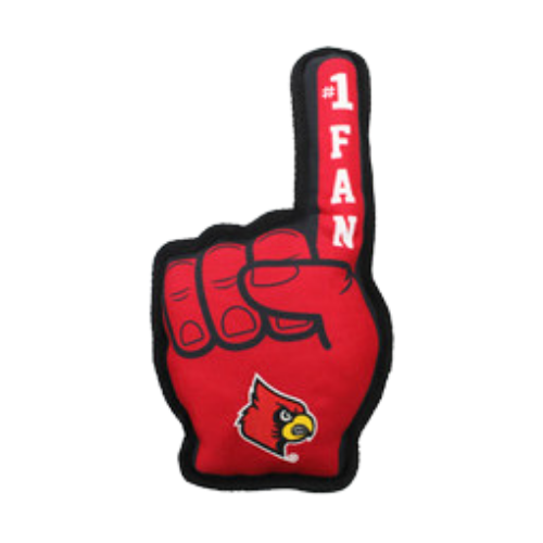 Pets First University of Louisville Cardinals #1 Fan Dog Toy 