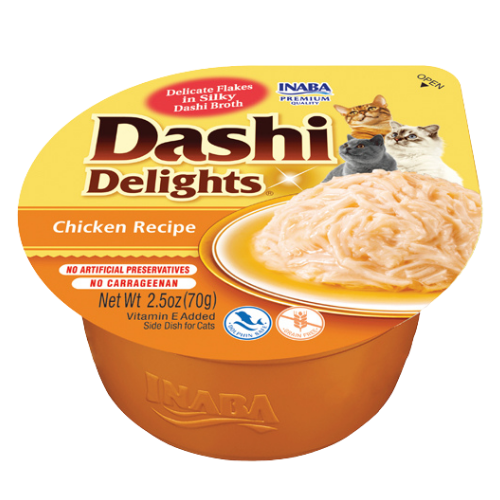Inaba Dashi Delights Chicken Recipe Wet Cat Treat 2.5 oz