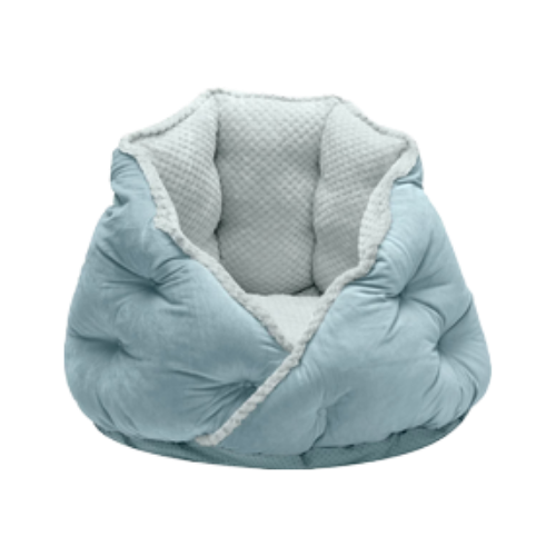 Furhaven Calming Hug Bolster Pet Bed, 18 x 18 in 