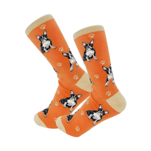 E & S Imports Pet Lover Socks Boston Terrier Dog, Unisex, One Size Fits Most 