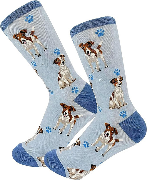 E&s Imports Pet Lover Socks Jack Russell Terrier Dog, Unisex, One Size Fits Most 