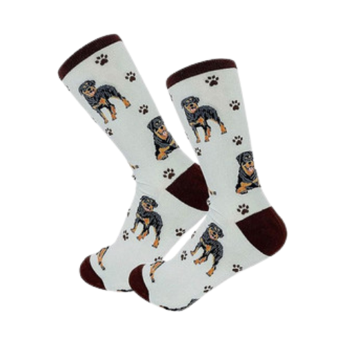 E & S Imports Pet Lover Socks Rottweiler Dog, Unisex, One Size Fits Most 