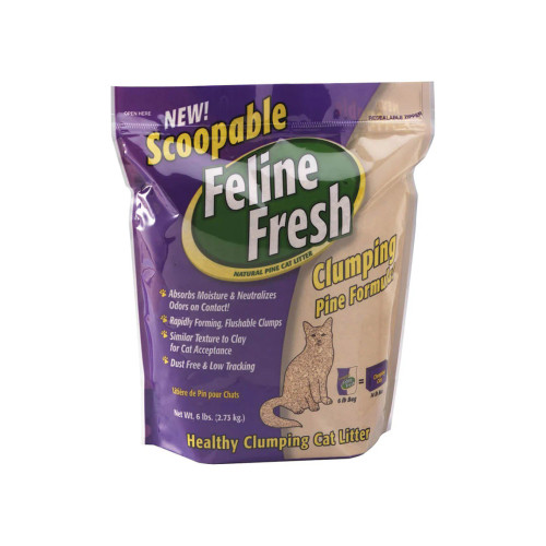 Feline Fresh Natural Pine Clumping Cat Litter 17 lb