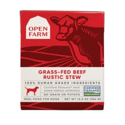 Open Farm Grass-Fed Beef Rustic Stew Wet Dog Food