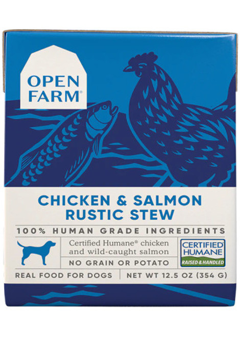 Open Farm Chicken & Salmon Rustic Stew Wet Dog Food