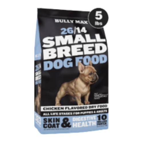 Bully Max Small Breed Dog Food for Skin, Coat & Digestive Health 5 lb