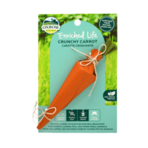 Oxbow Enriched Life Crunchy Carrot Small Animal Chew Toy 