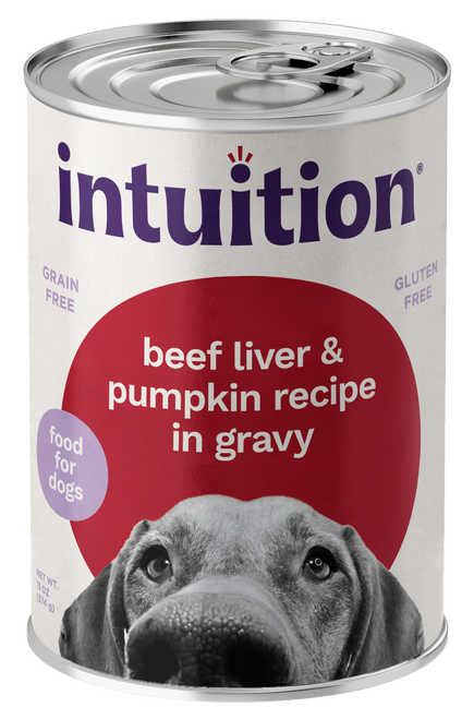 Intuition Beef Liver & Pumpkin Recipe in Gravy Grain-Free Canned Dog Food