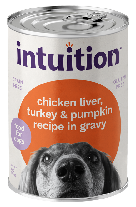 Intuition Chicken Liver, Turkey & Pumpkin Recipe in Gravy Grain-Free Canned Dog Food