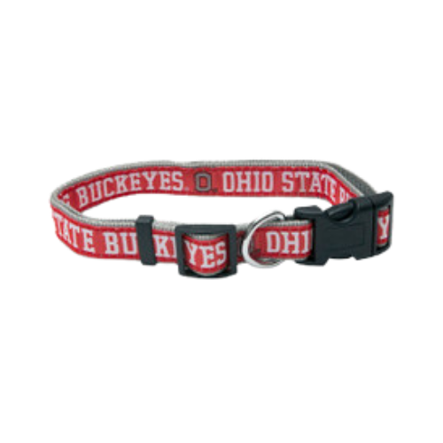 Pets First Ohio State University Adjustable Dog Collar