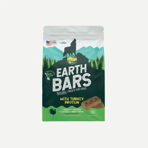 Earthborn EarthBars with Turkey Protein Natural Crunchy Treats for Dogs 2 lb