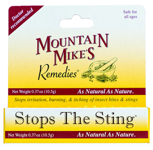Mountain Mike's Remedies Stops the Sting Relief Ointment, .37 oz 