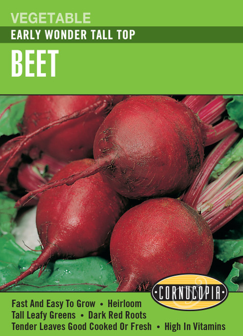 Renee's Garden Early Wonder Tall Top Beet Seeds 