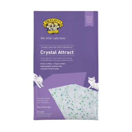 Dr Elsey's Crystal Attract Long-Hair Crystal Cat Litter 8 lb