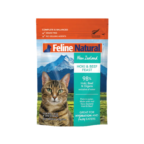 Natural Pet Food Group New Zealand Hoki & Beef Feast Grain-Free Pate Wet Cat Food