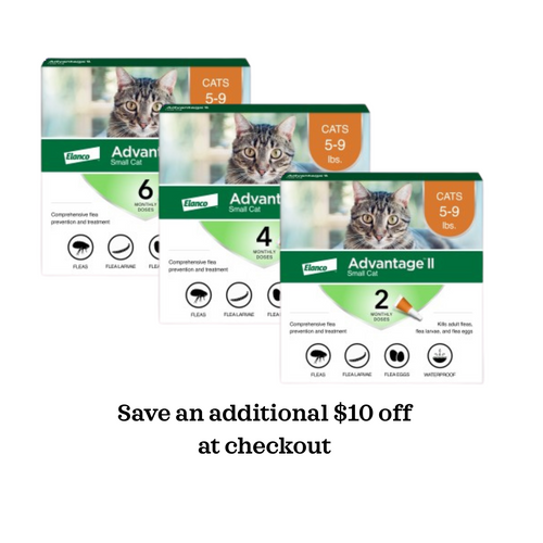Advantage II Topical Flea Treatment for Small Cats