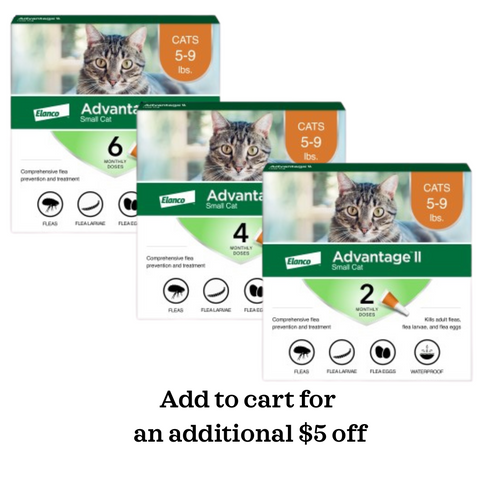 Advantage II Topical Flea Treatment for Small Cats