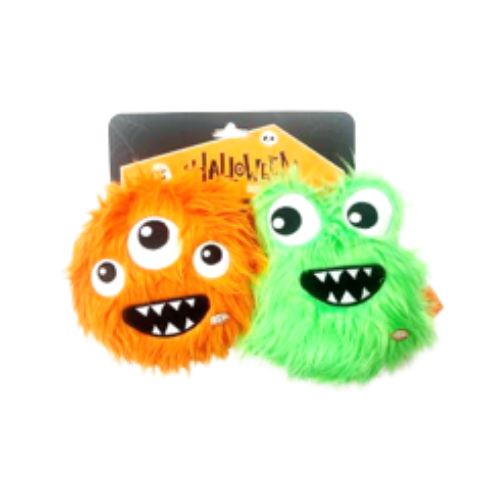 Petrageous Halloween Fuzzy Goonie Set Plush Dog Toys 2 pk