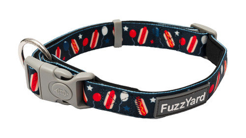 Fuzzyard Summer Festive BBQ Adjustable Dog Collar