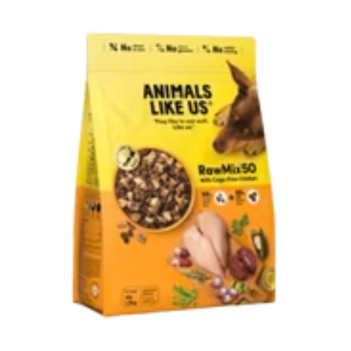 Animals Like Us RawMix50 with Freeze-Dried Cage-Free Chicken Dog Food