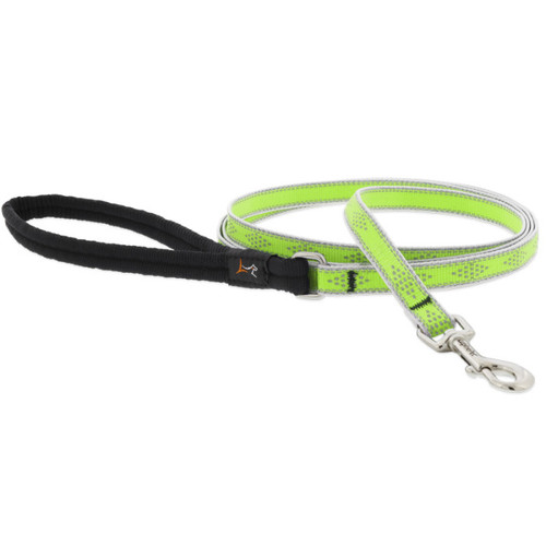 Lupine Green Diamond Reflective Dog Leash