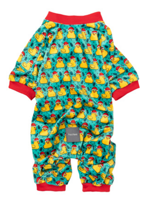 Fuzzyard Holiday Quackmas Pet Pajamas