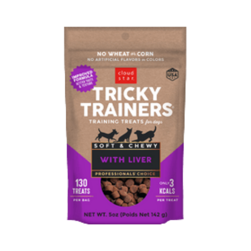Cloud Star Tricky Trainers Soft & Chewy with Liver Training Treats for Dogs
