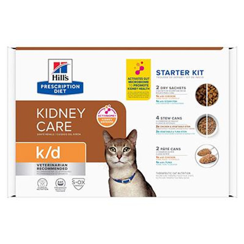 Hill's Prescription Diet k/d Kidney Care Starter Pack - Cat Food