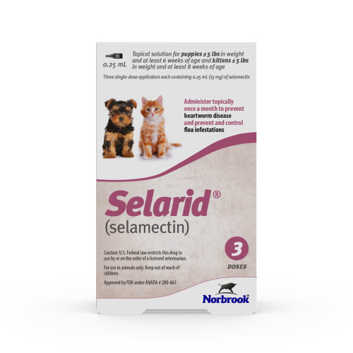 Selarid Puppy/Kitten Topical Solution