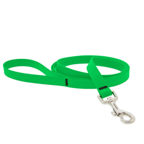 Lupine Splash Neon Green Waterproof Dog Leash