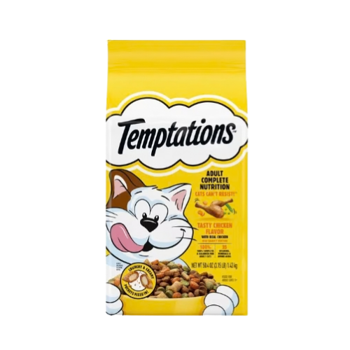 Whiskas Temptations Tasty Chicken Flavor Adult Dry Cat Food