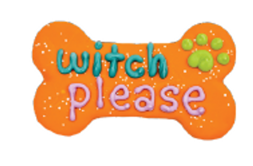 Bosco & Roxy Halloween Witch Please Dog Cookie 