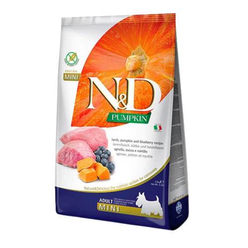 Farmina Pumpkin Lamb & Blueberry Adult Mini Grain-Free Dry Dog food 15 lb