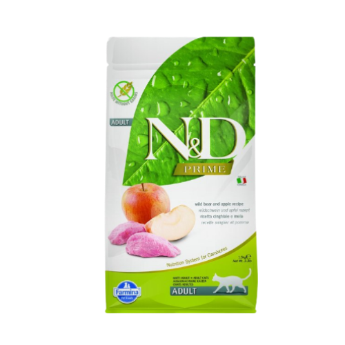 Farmina Prime Boar & Apple Dry Cat Food 3.3 lb