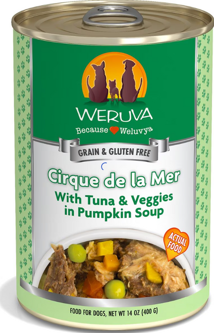 Weruva Cique de la Mer with Tuna & Veggies in Pumpkin Soup Canned Dog Food