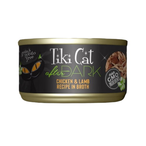 Tiki Cat After Dark Chicken & Lamb in Broth Canned Cat Food
