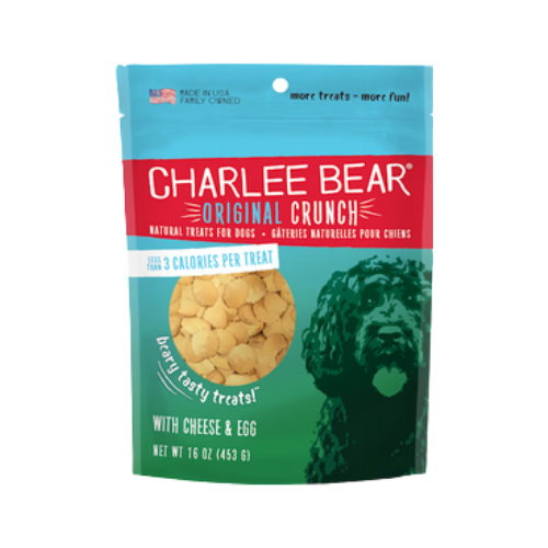 Charlee Bear Original Crunch Cheese & Egg Dog Treats 