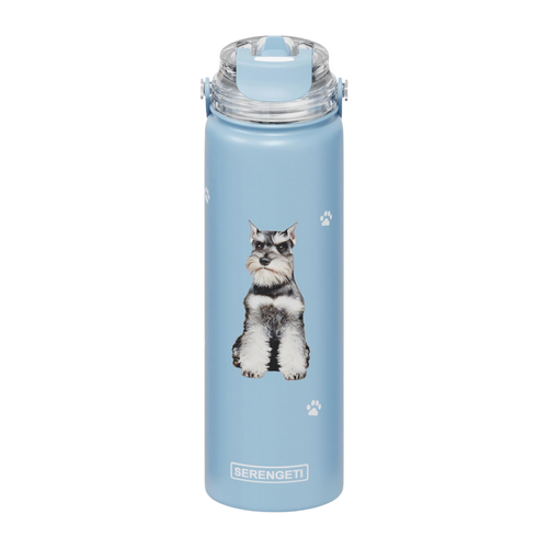 E & S Imports Serengeti Schnauzer Stainless Steel Water Bottle 24 oz