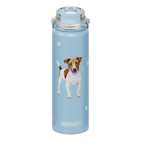 E & S Imports Serengeti Jack Russell Terrier Stainless Steel Water Bottle 24 oz